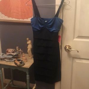 Storm black and peacock dress